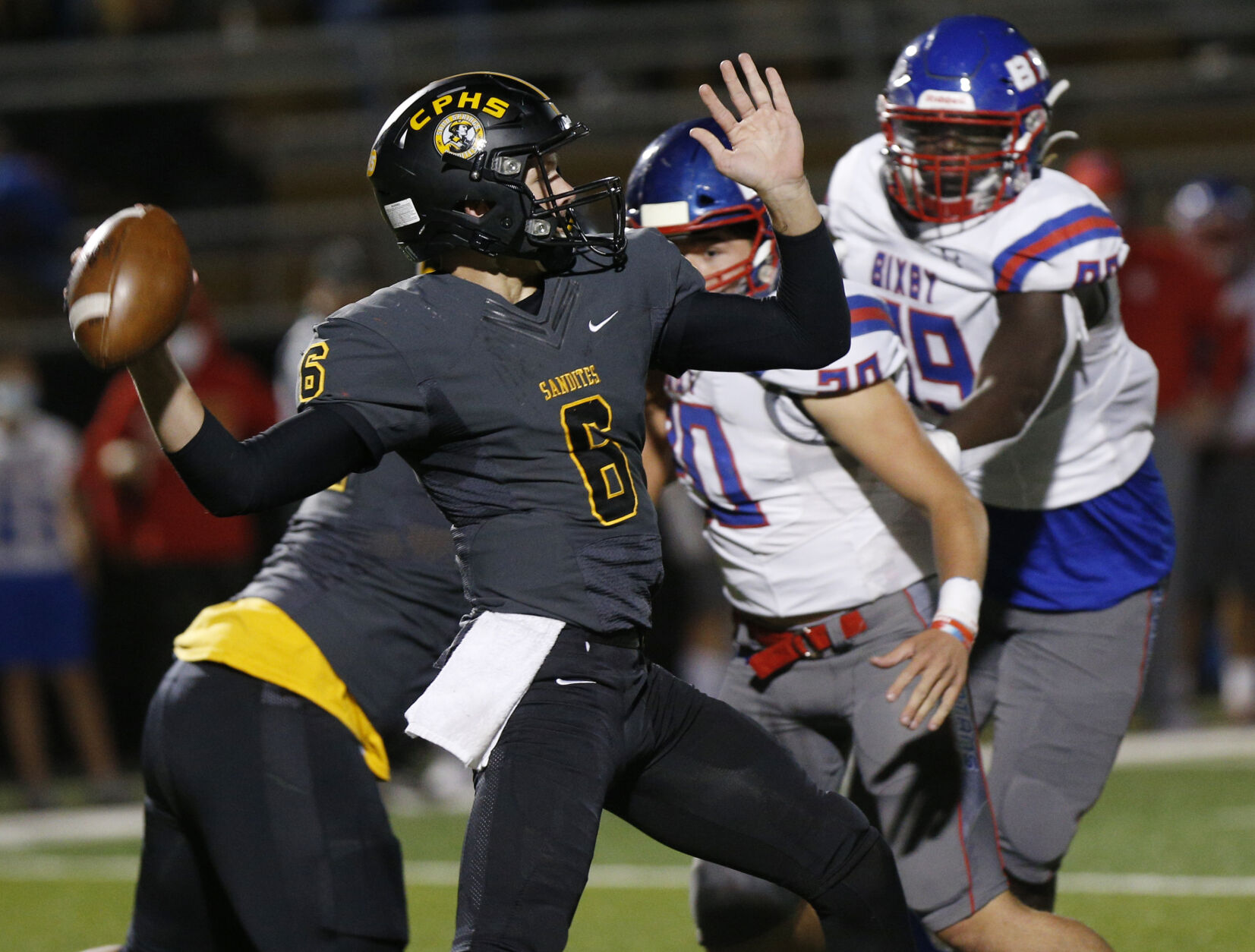 3. 6AII-2: No. 4 Sand Springs (5-1, 2-1) at No. 1 Bixby (6-0, 3-0)